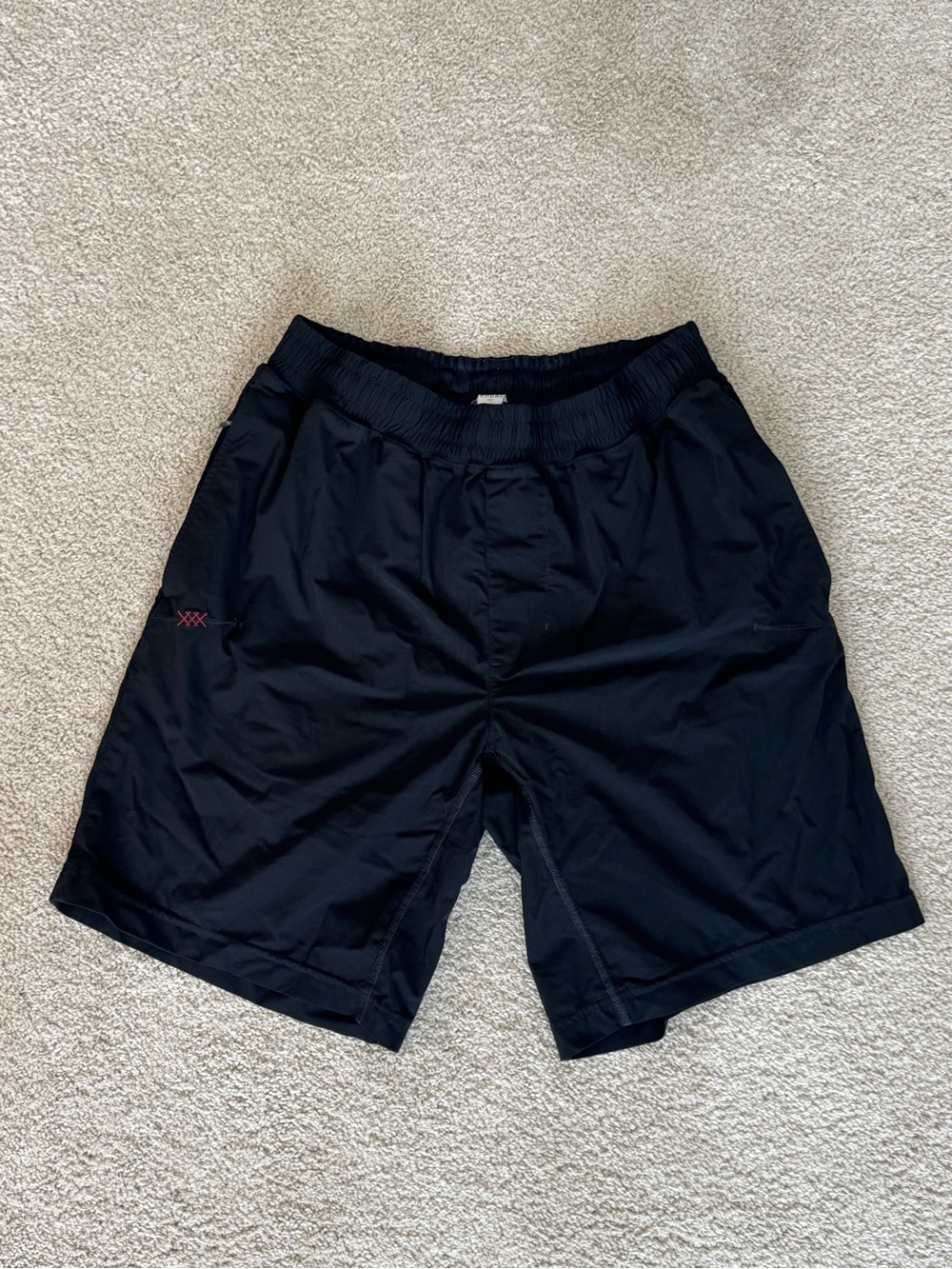 Rhone Men's Black Athletic Shorts Medium with Liner